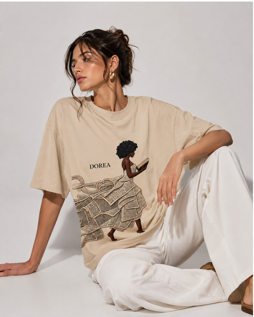 DOREA Weave of Her Story Oversized T-Shirt