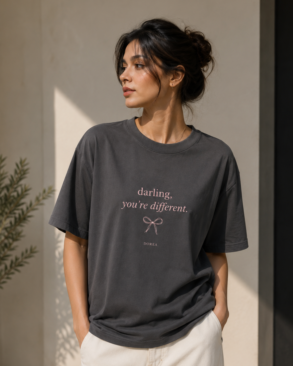 DOREA — “Darling, You’re Different.” Oversized T-Shirt