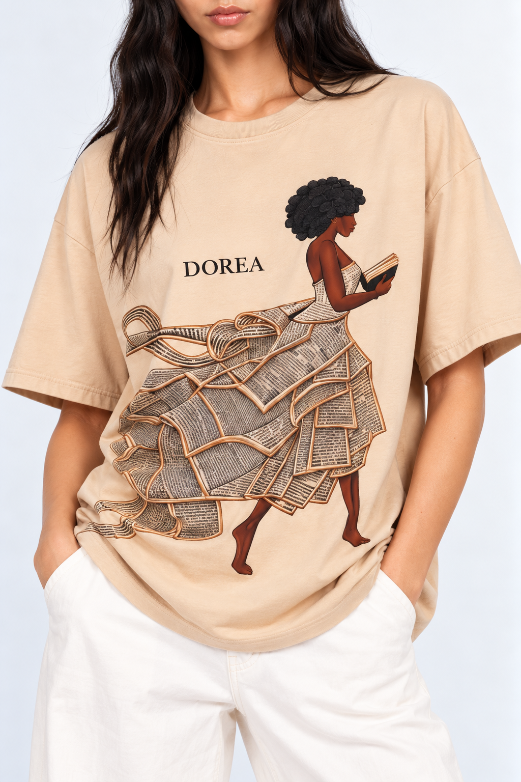 DOREA Weave of Her Story Oversized T-Shirt