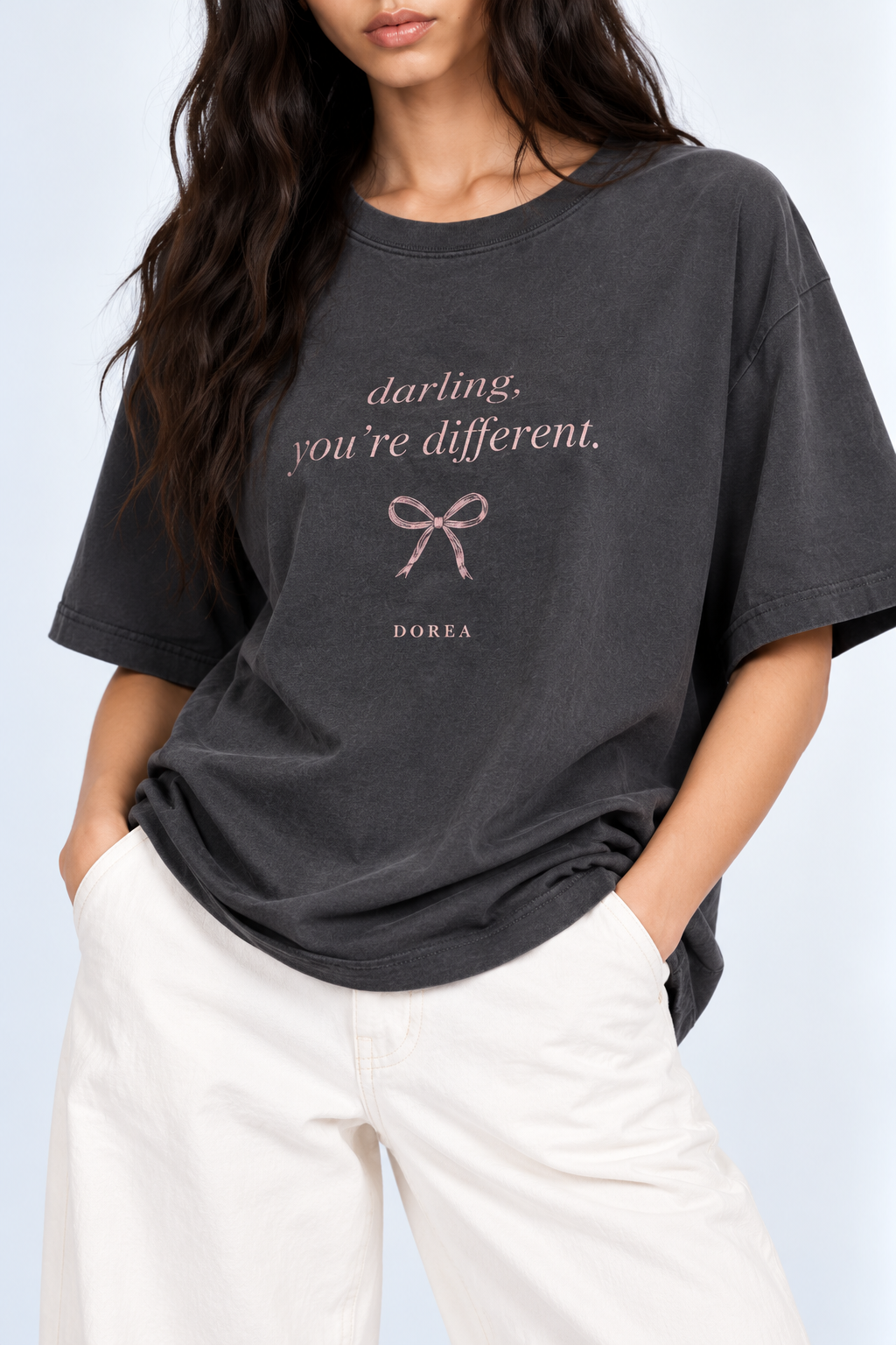 DOREA — “Darling, You’re Different.” Oversized T-Shirt