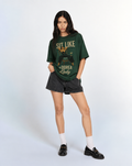 Sit Like a DOREA Lady Oversized T-Shirt
