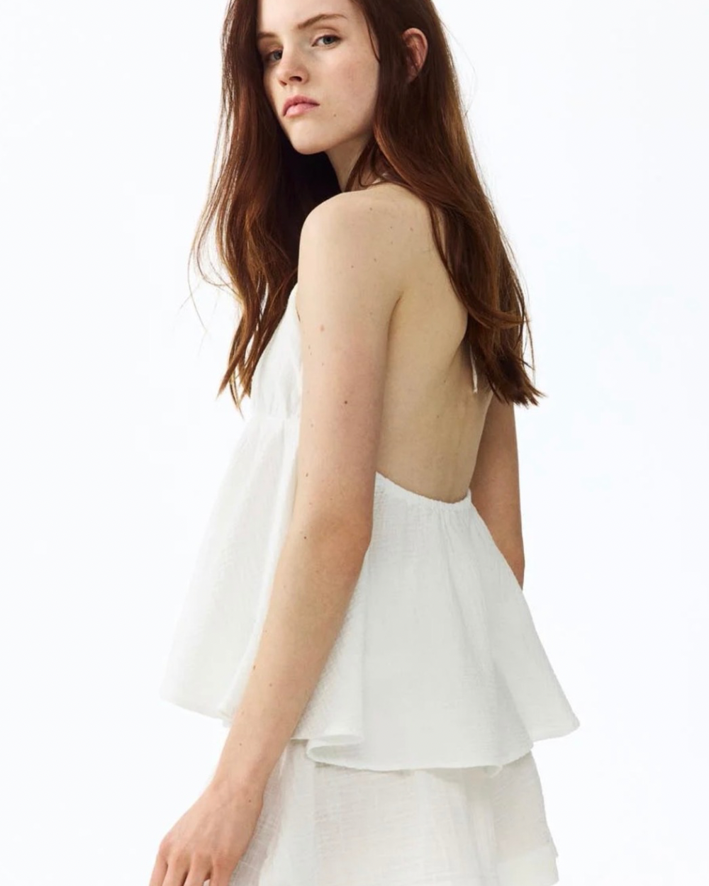 DOREA Cloud Whisper Tiered Cami Top & Smocked Shorts Co-Ord Set