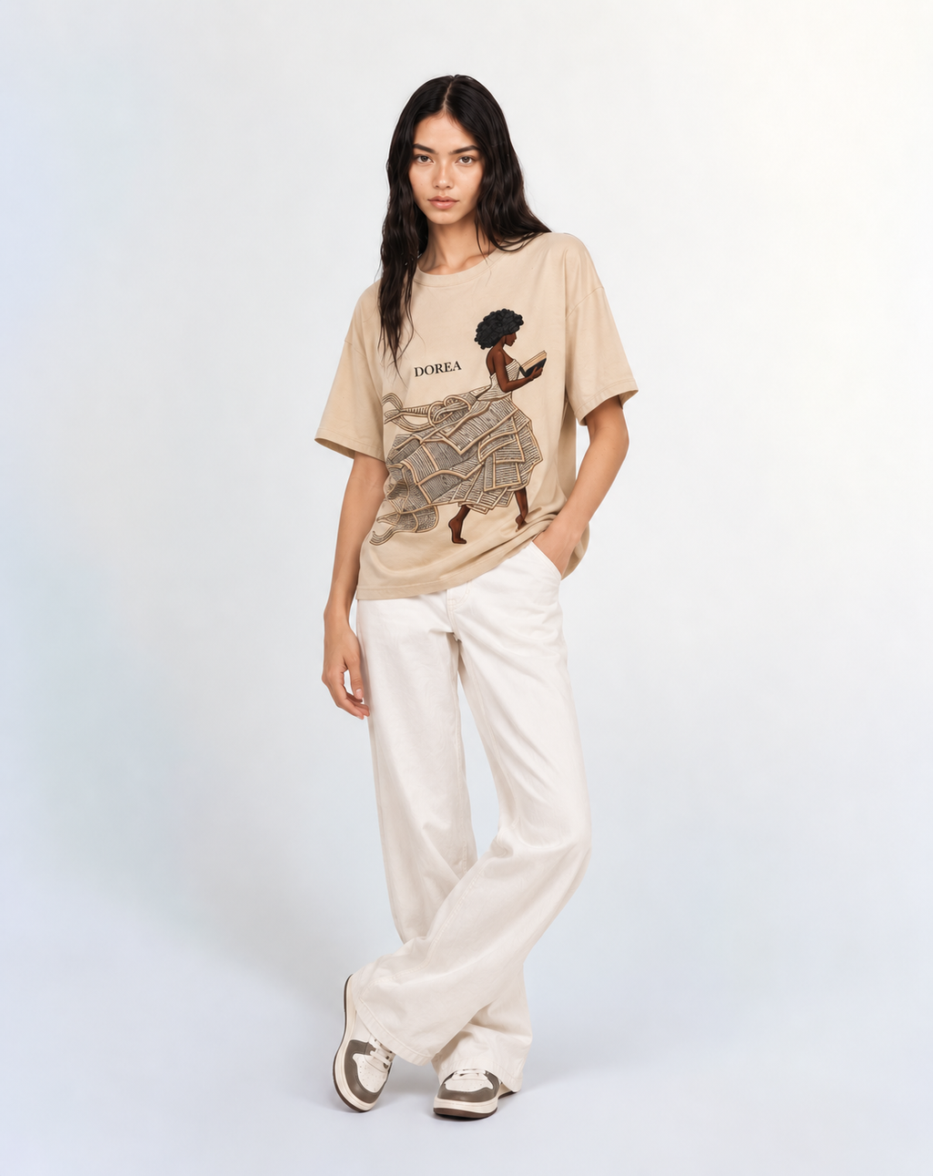 DOREA Weave of Her Story Oversized T-Shirt